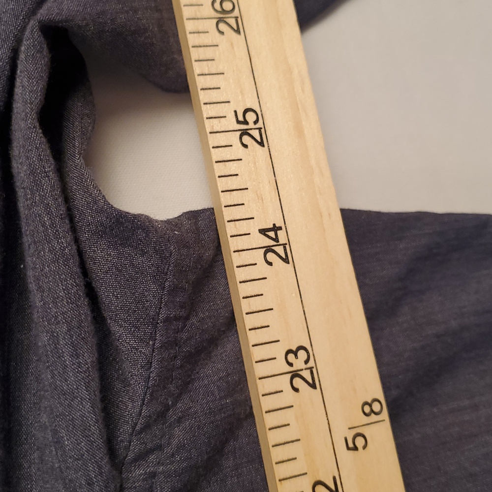 A|X Armani Exchange Mens Long Sleeve Button Shirt Gray Size XL  Business Casual - Picture 4 of 10